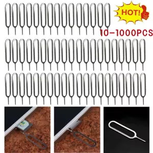 Lot SIM Card Tray Ejector Remover Eject Tool Key Pin For iPhone / Samsung NEW US - Photo 1 sur 11