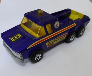 Matchbox Super Kings 6/11 Team Honda Pickup Truck Diecast Car 1975 Lesney Blue - Picture 1 of 3