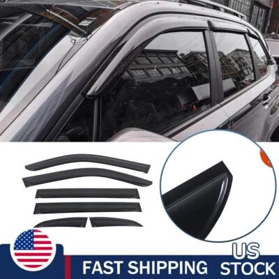 Window Rain Guards Visor Rain Guard Wind Deflectors For Subaru Forester 2025+ - Image 1 of 4