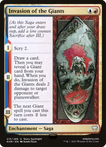 INVASION OF THE GIANTS x4 mtg NM-M Kaldheim 4 Unc - Foto 1 di 1