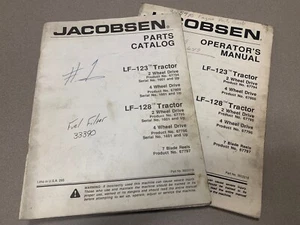 Set Jacobsen LF-123 LF-128 Tractor Reel Mower Parts & Owners Manual 67794  67796 - Picture 1 of 1