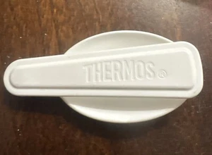 Thermos Folding Spoon Hinged White Plastic Replacement Funtainer Picnic Travel - Picture 1 of 10