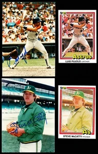 OBRA DE ARTE ORIGINAL 1981 Donruss Autografiada LUIS PUJOLS 3 1/2" X 5" Foto con Certificado de Autenticidad - Imagen 1 de 1