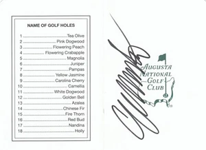Colin Montgomerie #0 Master Scorecard Signed w/ COA Golf 033119 - Picture 1 of 1