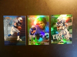 LOT OF (3) DIFFERENT *EDGERRIN JAMES of the INDIANAPOLIS COLTS* ROOKIE cards!!! - Picture 1 of 2