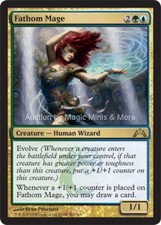 Gatecrash ~ FATHOM MAGE rare Magic the Gathering card
