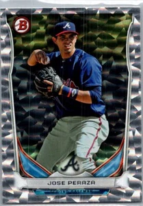 2014 Bowman Draft #TP-31 Jose Peraza Top Prospects Silver Ice - Picture 1 of 2