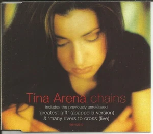 TINA ARENA Chains w/ gift ACAPELLA & Rivers LIVE CD single SEALED USA Seller - Picture 1 of 1