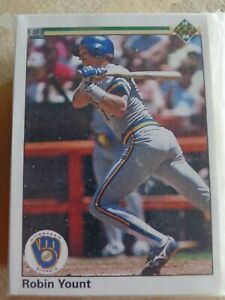 100 ROBIN YOUNT (Milwaukee Brewers) 1990 UPPER DECK (2nd UD CARD) CARDS #567