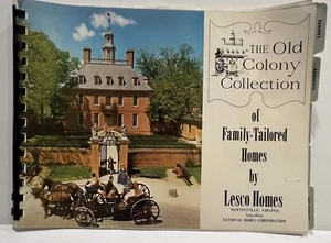 Vintage Old Colony Collection LESCO HOMES BUILDERS DESIGN CATALOG Plans - Picture 1 of 14