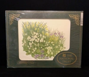 Floral Serving Mat Cottage Garden Corkboard 9x12" National Trust  - Picture 1 of 9