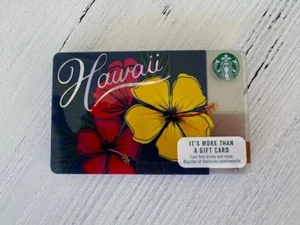 Tarjeta Starbucks 2017 Hawaiian Hibiscus Limited - ¡Envío desde Hawái con Aloha! - Imagen 1 de 1