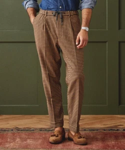 Men's Todd Snyder Seersucker Traveller Suit Pant, Style# PA762656.BR01, Size M - Picture 1 of 12