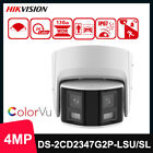 Caméra IP double objectif Hikvision 180° vue panoramique ColorVu DS-2CD2347G2P-LSU/SL