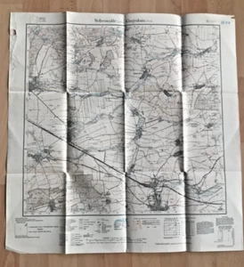 altes Messtischblatt Wellerswalde Sachsen (Preußen 15.2683) Nr 4644 von 1923 - Bild 1 von 8