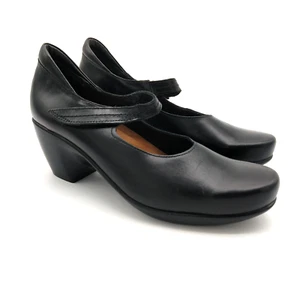 NAOT Negro Mary Jane Tacones Talla 42 10.5-11 Nuevos Zapatos Cómodos Correa al Tobillo Cuero - Imagen 1 de 8