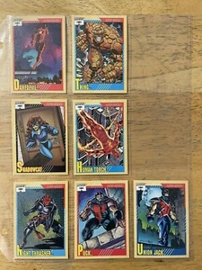 Marvel Impel Skybox 90 card lot Wolverine Cable Avengers Spiderman X-Men Magneto - Picture 1 of 10