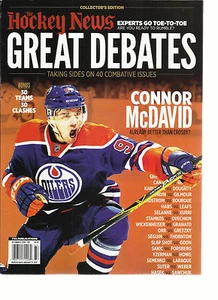 THE HOCKEY NEWS FREAT DEBATES TAING SIDES ON 40 COMBATIVE ISSUE, COLLECTOR'S EDI - Foto 1 di 1