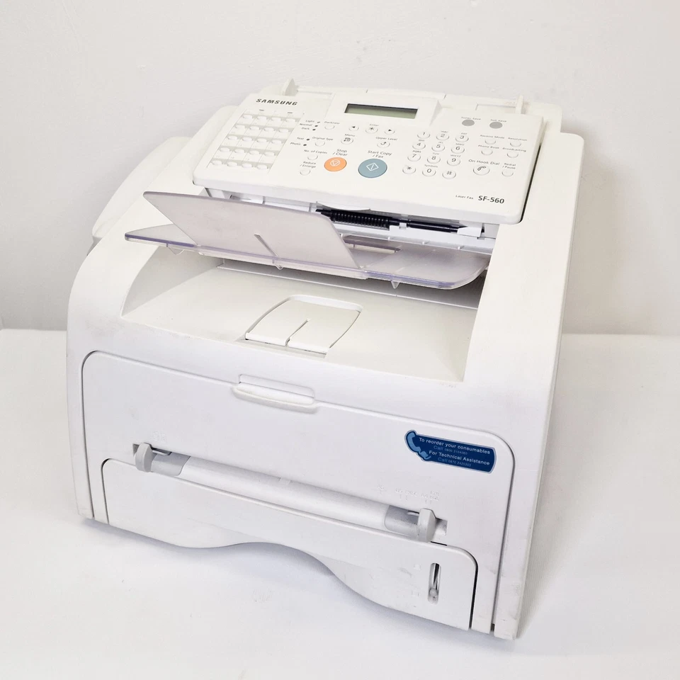 Samsung MultiFunction Laser Copier Scanner Printer Fax Phone Samsung SF-560 - Image 1 of 4