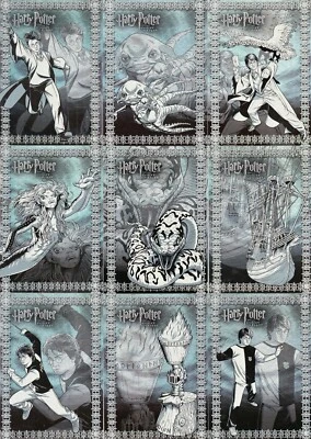 HARRY POTTER AND THE GOBLET OF FIRE UPDATE 2006 PUZZLE INSERT CARD SET R1 - R9 - Image 1 of 2