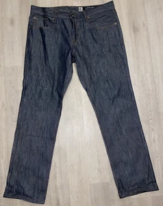 Marc Ecko Jeans Mens 36x30 Blue Cut & Sew Slim Fit Denim Pants Deadly Threads - Picture 1 of 14