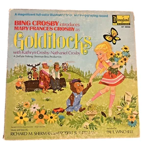 Walt Disney Goldilocks LP 3998, Vintage 12" Record Album and Book - Picture 1 of 14