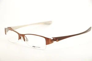 New Authentic Oakley 22-091 Treaty 2.0 51mm Brown Cream Frames Glasses - Picture 1 of 7