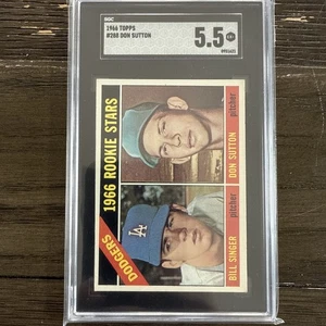 1966 Topps - #288 Don Sutton (RC) - SGC 5.5 EX+ - Picture 1 of 2