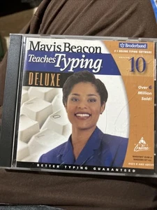 Mavis Beacon Teaches Typing Deluxe Version 10 (PC CD, 1999) - For Windows 95/98 - Zdjęcie 1 z 3
