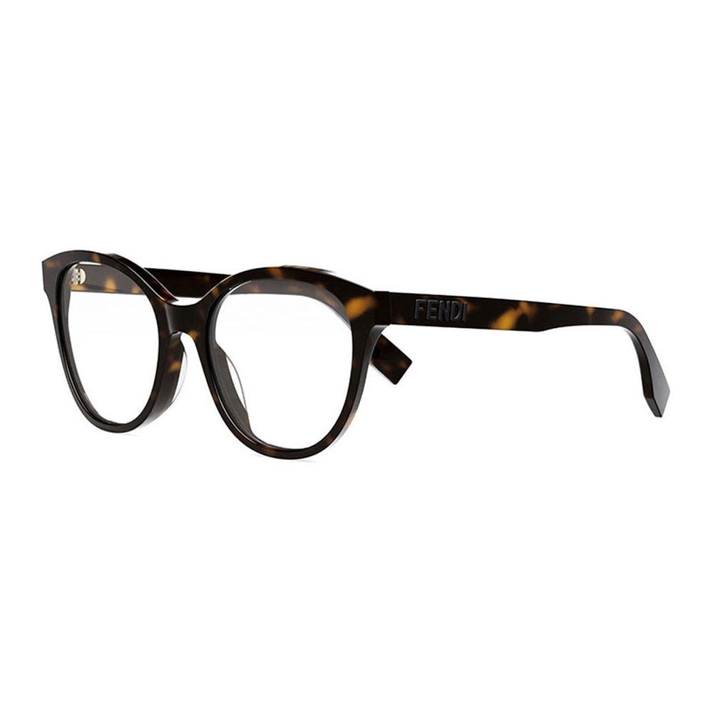 NEW FENDI EYEGLASSES FE50024I 053 WOMEN ROUND HAVANA EYEWEAR  display picture 1
