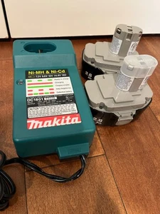 Makita 18V 2.6Ah Ni-MH 1834 Battery & charger Kit (2 batteries & DC1801 charger) - Picture 1 of 5