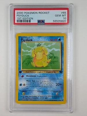 2000 Rocket Psyduck 1st Edition PSA 10 - Image 1 of 2