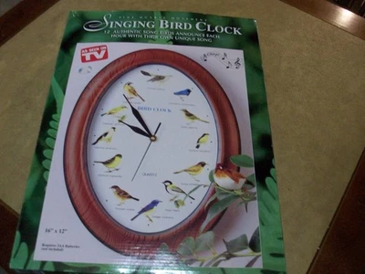 Reloj Cantor Pájaros Cantores del Mundo/Nunca Usado Foto 1 de 4
