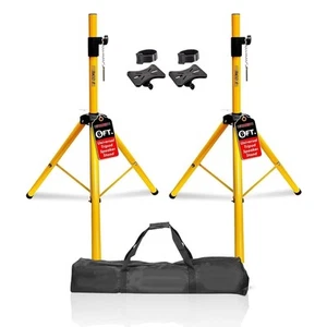 5 Core Speaker Stand Pair Adjustable Heavy Duty PA DJ Studio Monitor Stands - Picture 1 of 13