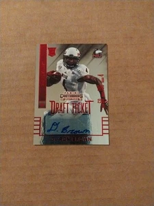 2015 Panini Contenders Football Da'Ron Brown Draft Picks RC Auto Red Foil - Picture 1 of 2