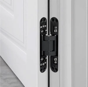 Set Of 2 Hidden Door Hinge, Invisible Concealed Door Hinge Silent Cross Folding - Picture 1 of 6