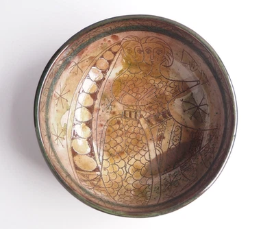 Studio/Art Pottery Slipware Bowl in the Manner of Cypriot Wedding/Marriage Bowl - Image 1 of 4