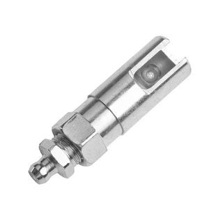 Carbon Steel Inch NPT Threads Right Angle Degree Push On Grease Coupler - Picture 1 of 12