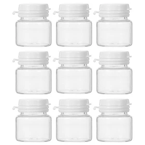 10 Pcs Plastic Travel Dispenser Leakproof Bottles Empty Containers for Creams - Picture 1 of 20