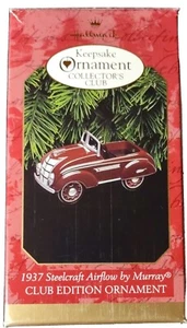 1997 Hallmark Ornament - 1937 Steelcraft Airflow di Murray - Edizione Club - Foto 1 di 3