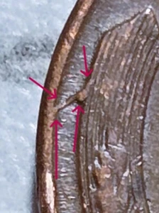 1953 S Lincoln Wheat Penny Free S&H BIN258 Die Crack Reverse & Chip Obverse - Picture 1 of 6