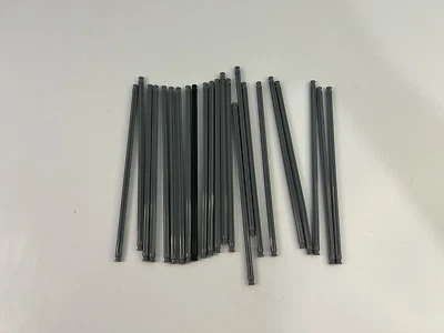 K'NEX Varillas Grises 7.5in/190mm Piezas Estándar KNEX Lote de 22 + 1 Negro Repuesto Foto 1 de 2