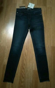 DL1961 Candy Skinny Comfort Premium Blue Stretch Elastic Waist Jeans Juniors 14 - Picture 1 of 11