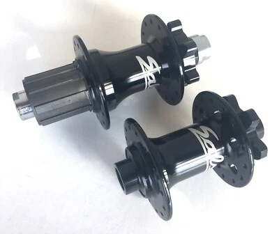 Bujes de disco de salsa NUEVOS 6 pernos 28h 142mm/12mm R 100mm/15mm F Shimano 8, 9, 10 velocidades Foto 1 de 4