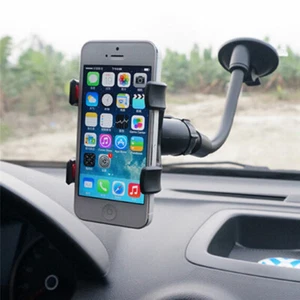 Creative Car Suction Mount Phone Holder 360 Degree Rotation Mobile Phone Cl-tz - Photo 1/12