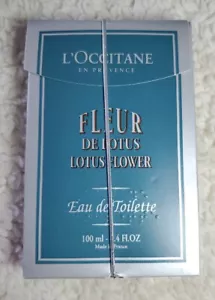 *NEW* L'Occitane fleur de lotus eau de toilette 3.4 oz - Picture 1 of 4