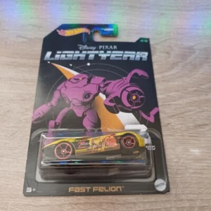 Hot Wheels 1/64 Diecast Disney Pixar Lightyear Yellow Fast Felion - Picture 1 of 2
