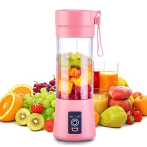 Tragbarer Entsafter Smoothie Mixer USB Wiederaufladbar Entsafter Mixmaschine - Bild 1 von 20
