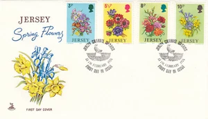 Spring Flowers GB Jersey Mercury FDC 1974 (100232)  - Picture 1 of 1