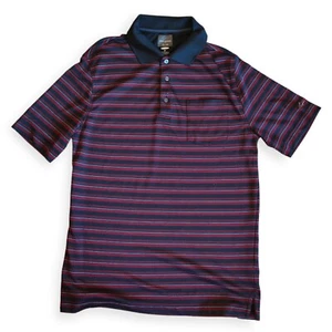 Greg Norman for Tasso Elba Play Dry Poloshirt - gestreift - Größe M - Bild 1 von 5
